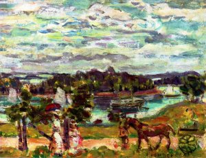 Brooksville, Maine by Oil Painting Reproduction