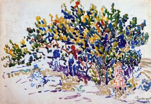 Children in the Tree by Oil Painting Reproduction