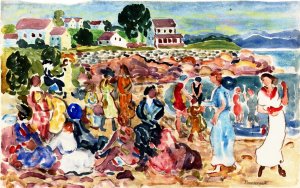 Holiday by Oil Painting Reproduction