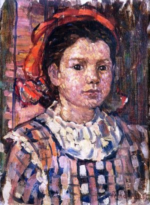 Portrait of a Young Girl by Oil Painting Reproduction