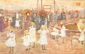 South Boston Pier by Oil Painting Reproduction