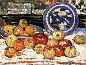 Still Life with Apples by Oil Painting Reproduction