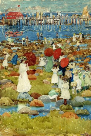 The Stony Beach, Ogunquit by Oil Painting Reproduction